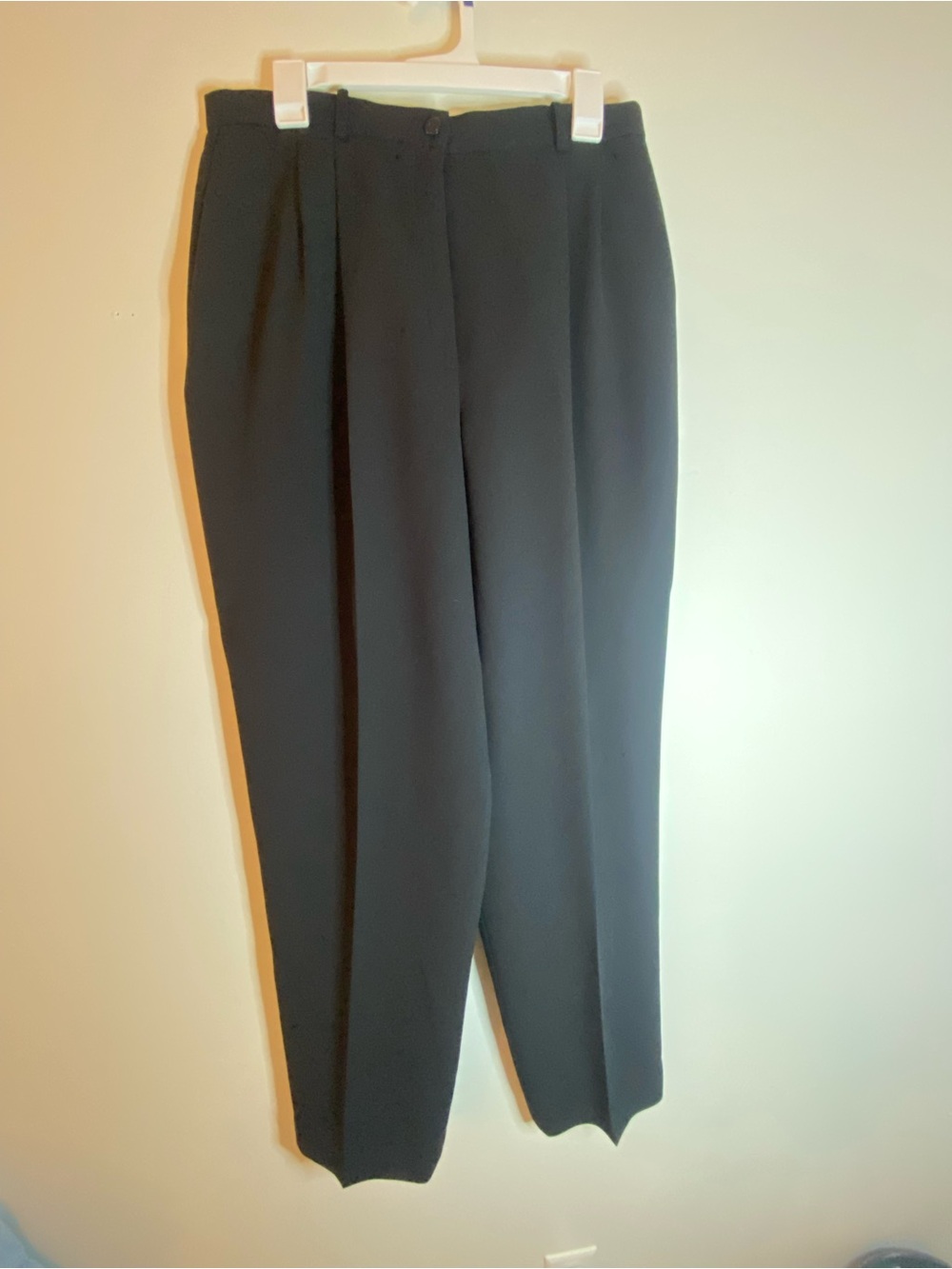 Liz Claiborne Black Women's Pleated Dress Trousers